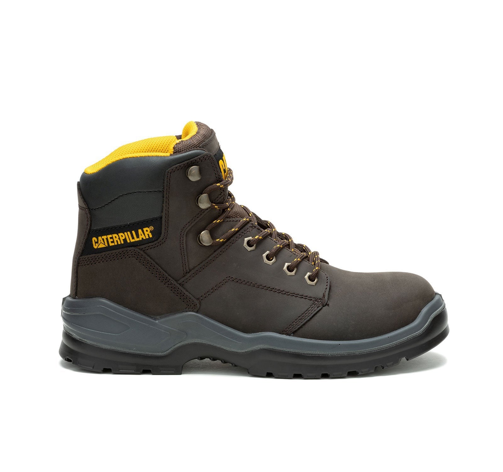 Caterpillar Striver 6 Inch Men s Steel Toe Work Boot Brown 12 W