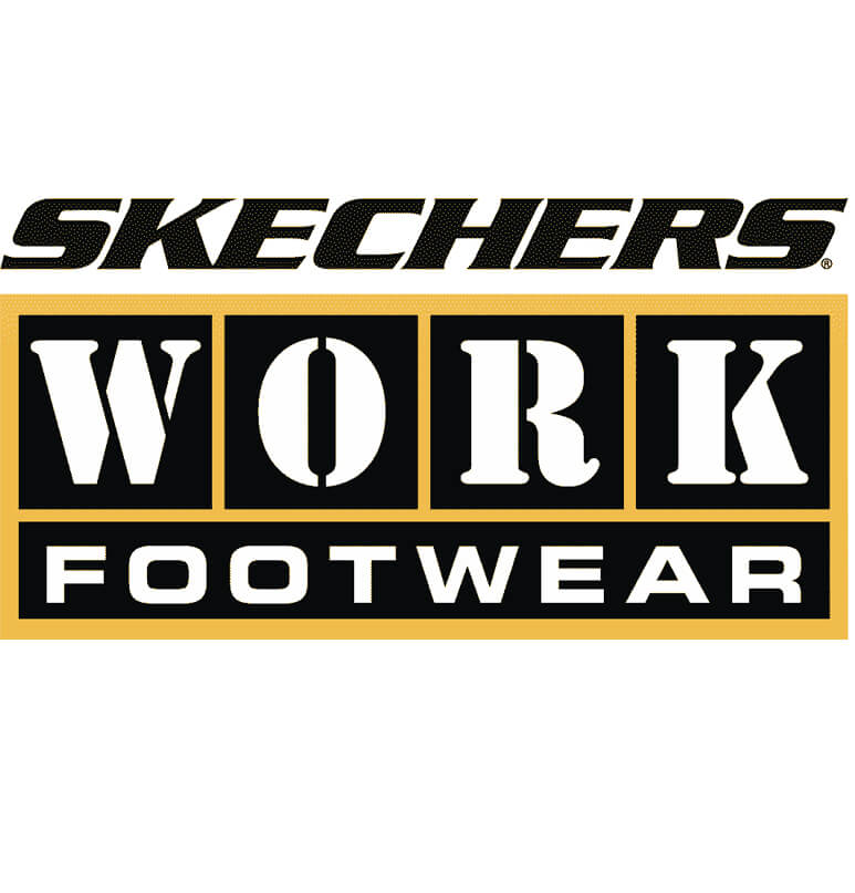 Skechers work shoes outlet black