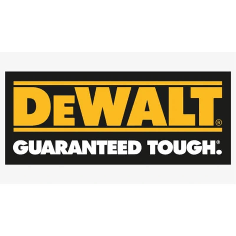 dewalt footwear logo yellow white and black