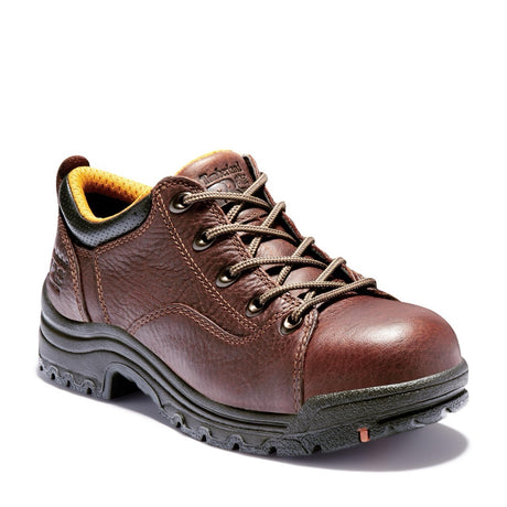 Women's Titan Alloy-Toe Oxford Work Shoe Brown