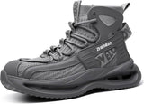 Zhengu Steel Toe Athletic Mid Safety Boot 8819 Grey