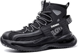 Zhengu Steel Toe Athletic Mid Safety Boots Black 8819