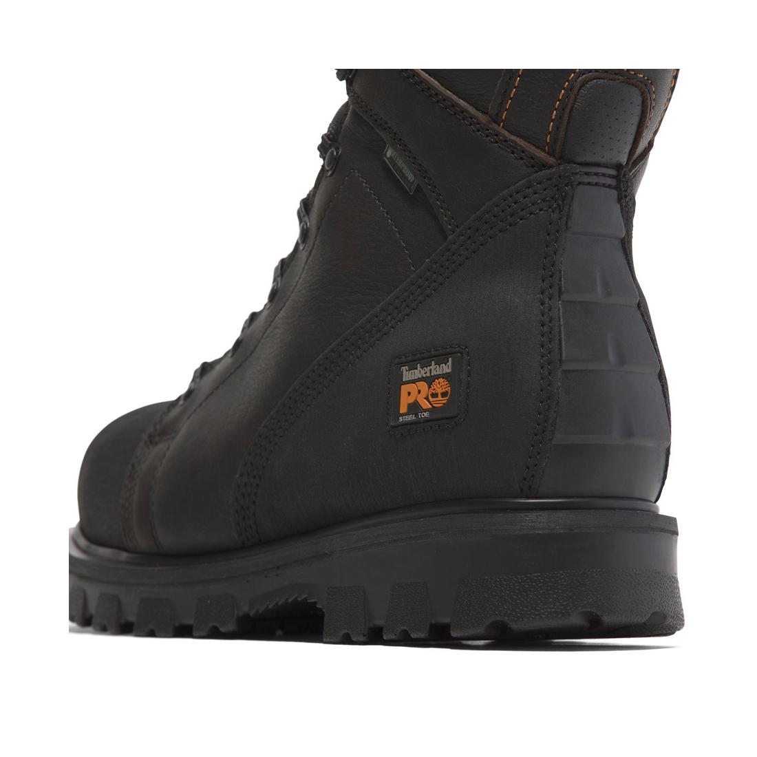 Rigmaster 8 Inch Steel-Toe Waterproof Work Boot Brown