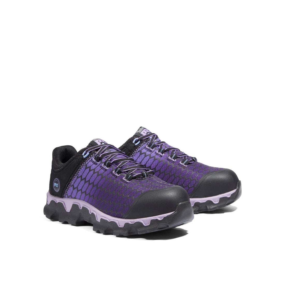 Women's Powertrain Sport Alloy-Toe Work Shoe Black/Purple