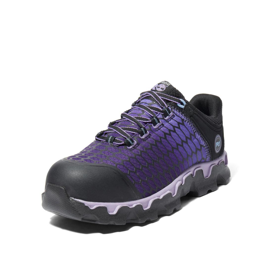 Women's Powertrain Sport Alloy-Toe Work Shoe Black/Purple