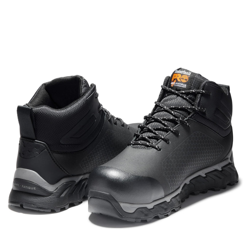 Ridgework Composite-Toe Waterproof Work Boot Black