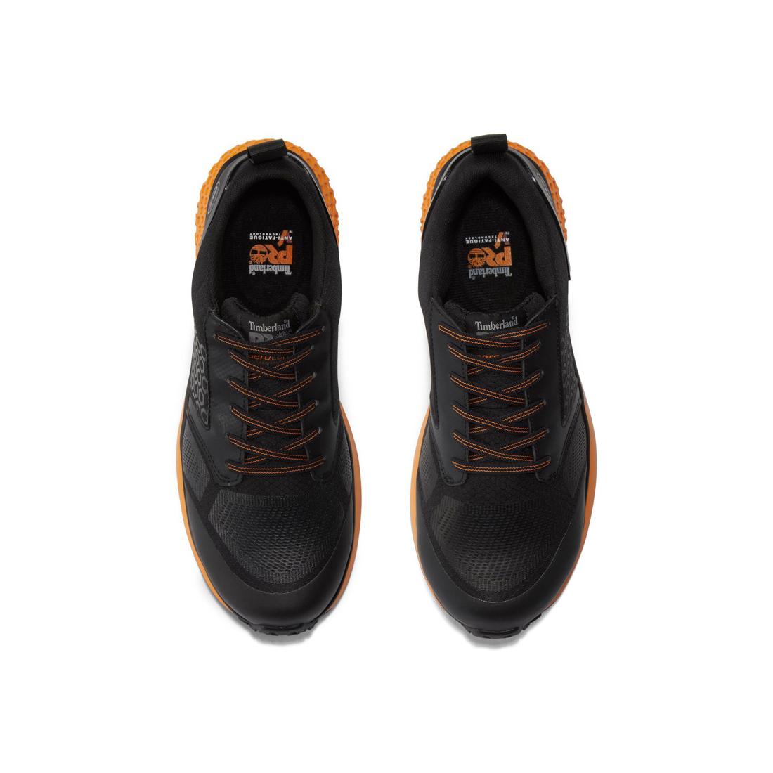 Reaxion Composite-Toe Work Shoe Black\Orange