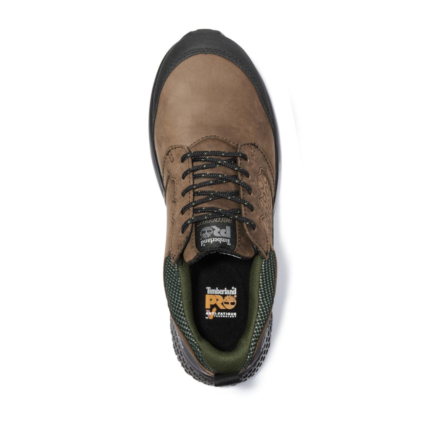 Reaxion Composite-Toe Waterproof Work Shoe Brown