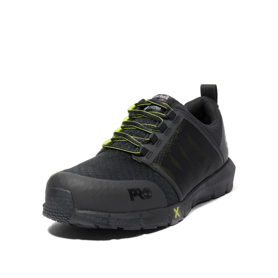 Radius Composite-Toe Work Shoe Black/Yellow