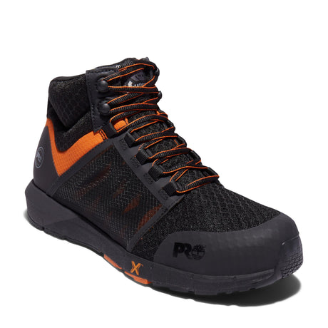 Radius Composite-Toe Work Boot Black/Orange