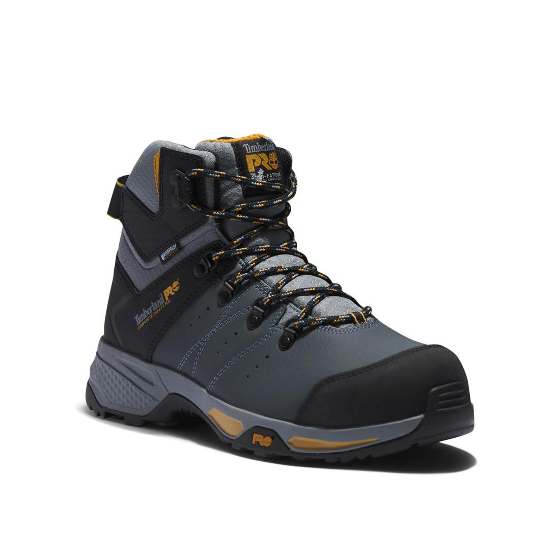 Switchback 6 Inch Composite-Toe Waterproof Work Boot Gray