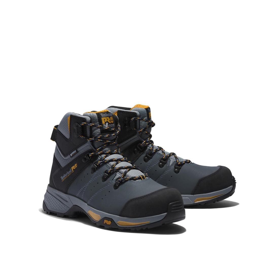 Switchback 6 Inch Composite-Toe Waterproof Work Boot Gray