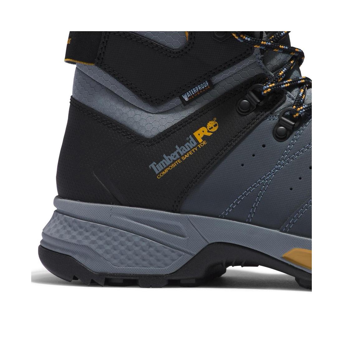 Switchback 6 Inch Composite-Toe Waterproof Work Boot Gray