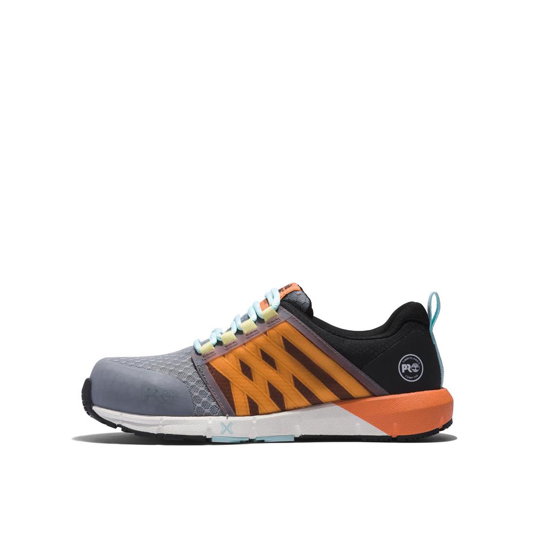 Women's Radius Composite-Toe Work Shoe Grey/Orange