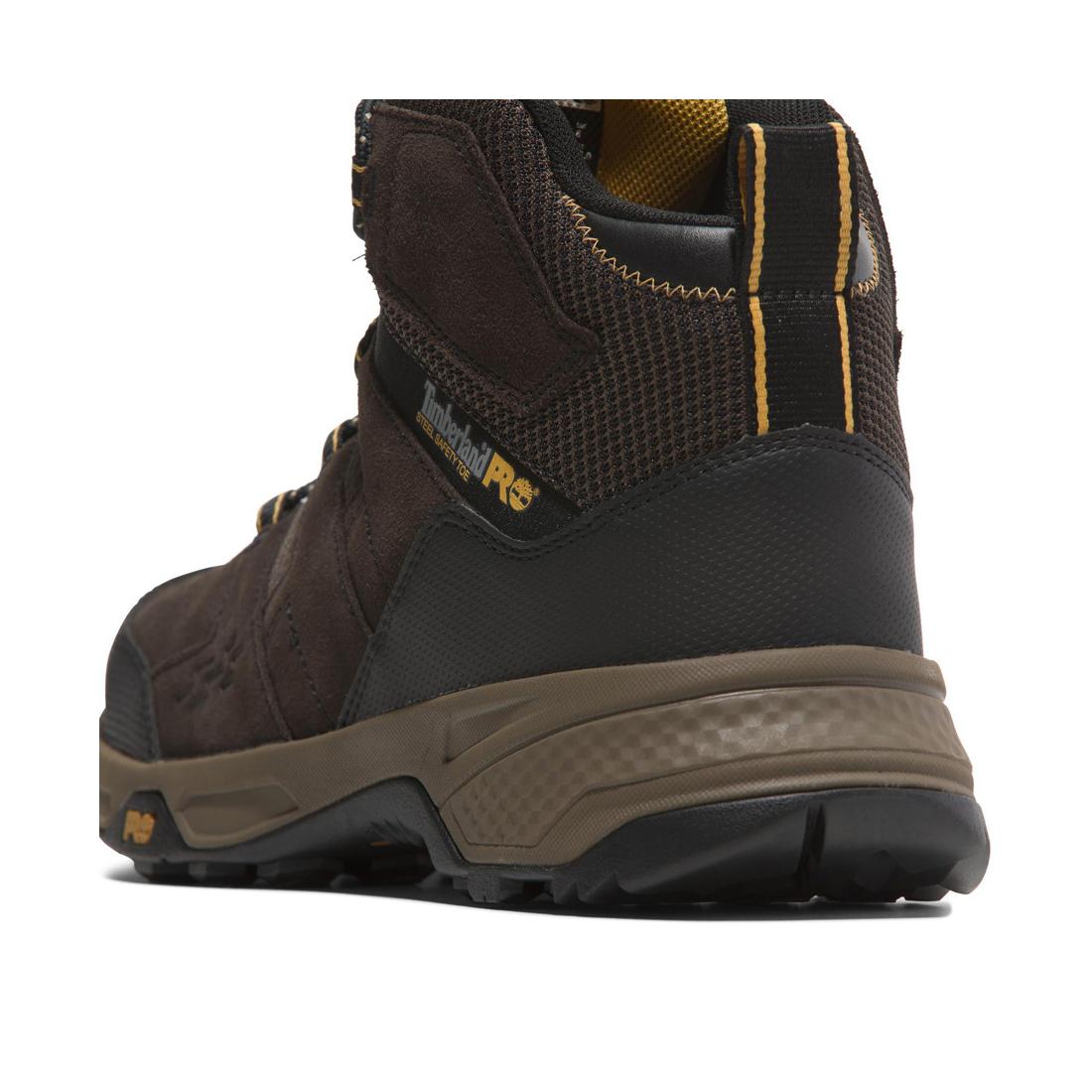 Switchback Lt 6 Inch Steel-Toe Work Boot Brown