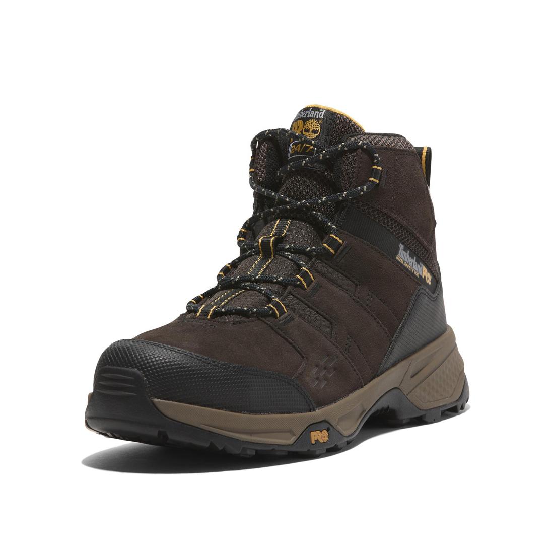 Switchback Lt 6 Inch Steel-Toe Work Boot Brown