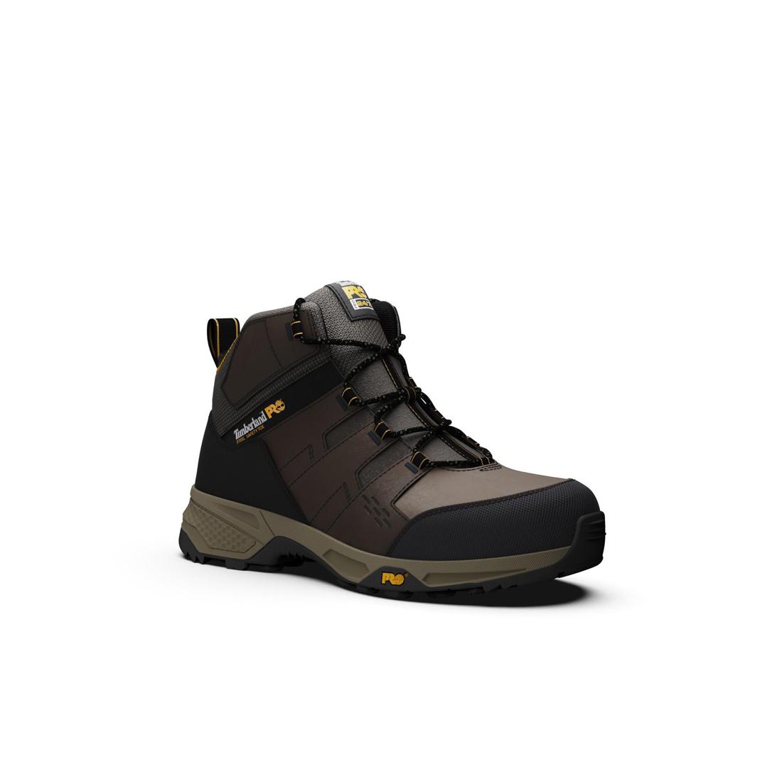 Switchback Lt 6 Inch Steel-Toe Work Boot Brown