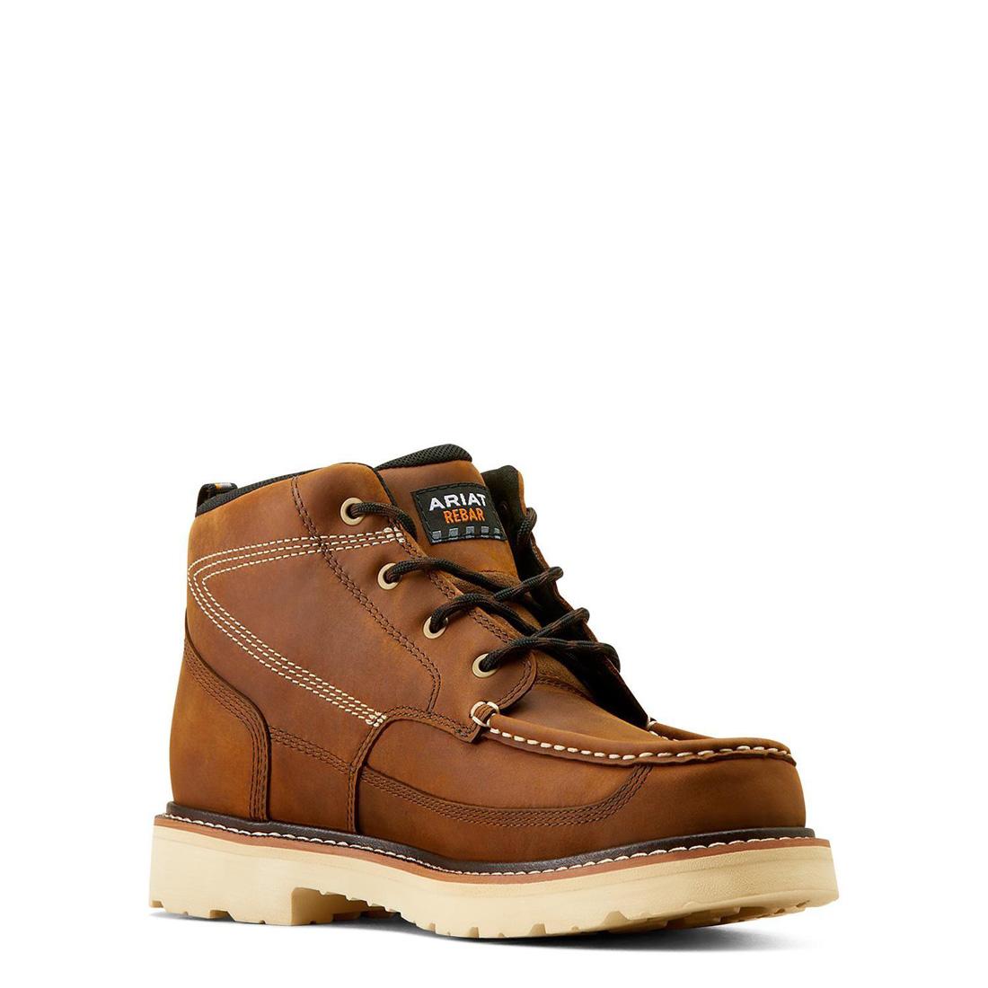 Rebar Lift Soft-Toe Chukka Boot Distressed Brown