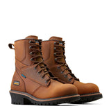 Logger Shock Shield Soft-Toe Waterproof Boot Copper Brown