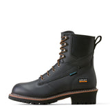 Logger Shock Shield Soft-Toe Waterproof Boot Black