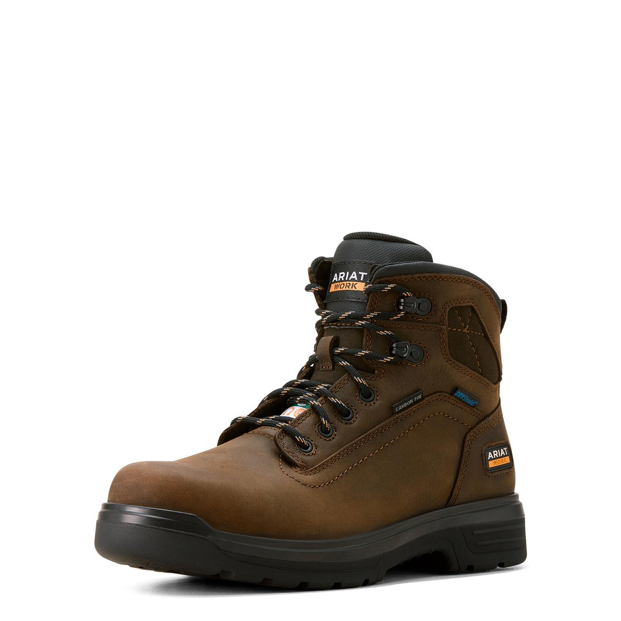 Turbo 6 inch Carbon-Toe CSA Waterproof Work Boot Rich Brown