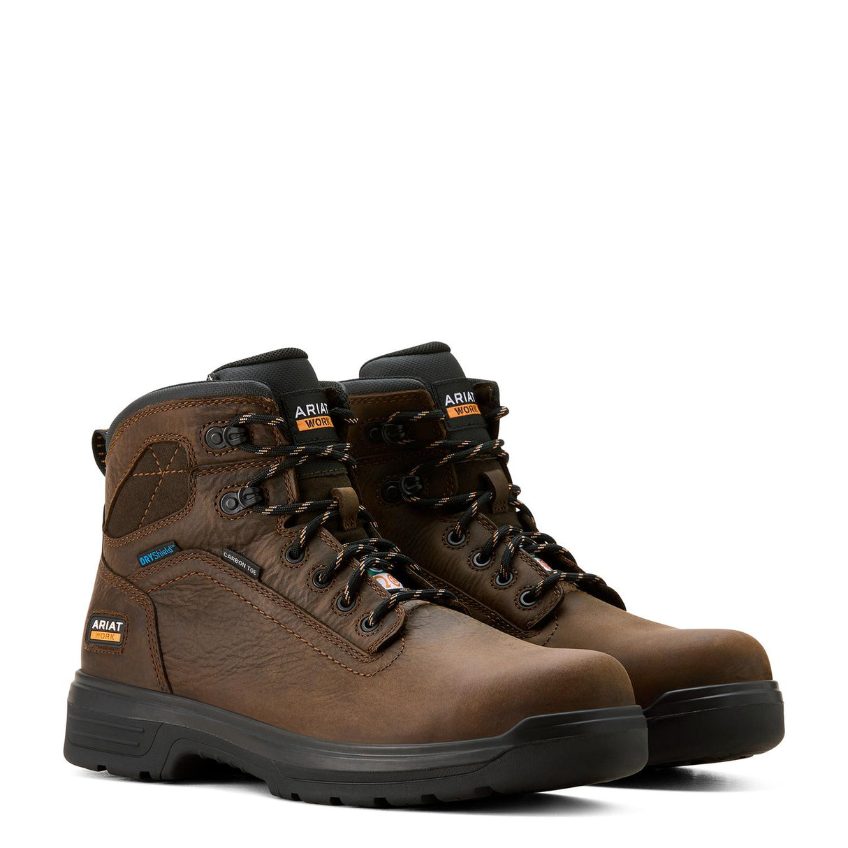 Turbo 6 inch Carbon-Toe CSA Waterproof Work Boot Rich Brown