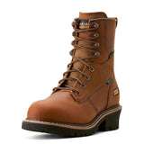 Logger Shock Shield Soft-Toe Waterproof Insulated Boot Copper Brown