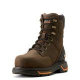 Big Rig 8 inch Composite-Toe Waterproof Work Boot Iron Coffee