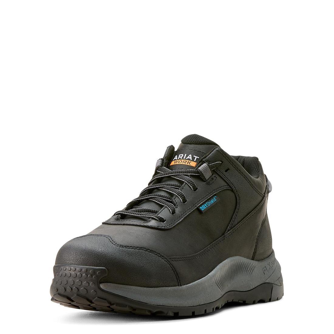 Outpace Shift Composite-Toe Waterproof Work Shoe Black