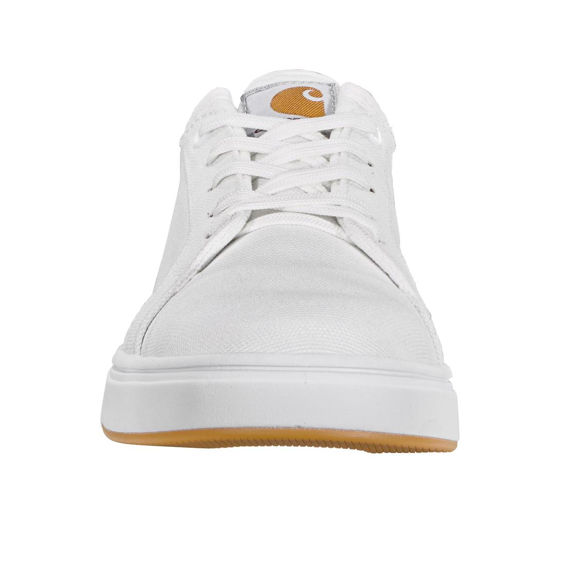 Carhartt 3" Women's Detroit Soft-Toe Canvas Shoe White FC2135-W front