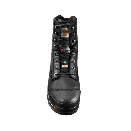 Carhartt 8" Ground Force Waterproof Insulated PR Composite Toe Work Boot Black CMR8959 front