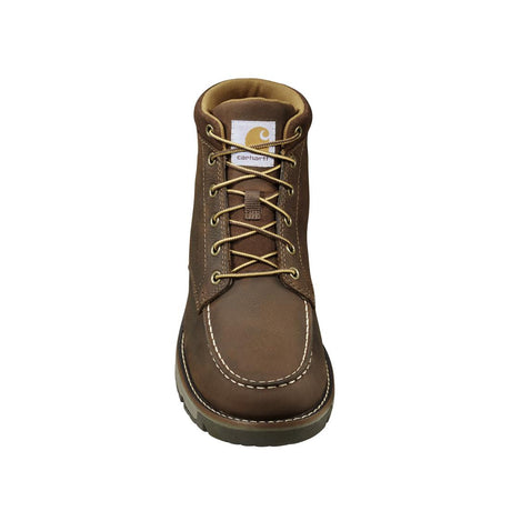 Carhartt 5" Millbrook Moc Toe Wedge Soft Toe Boot Brown FM5010-M front