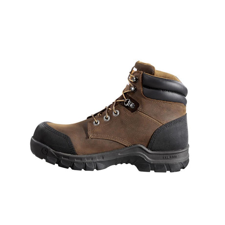 Carhartt 6" Rugged Flex Waterproof Composite Toe Work Boot Brown CMF6380 back