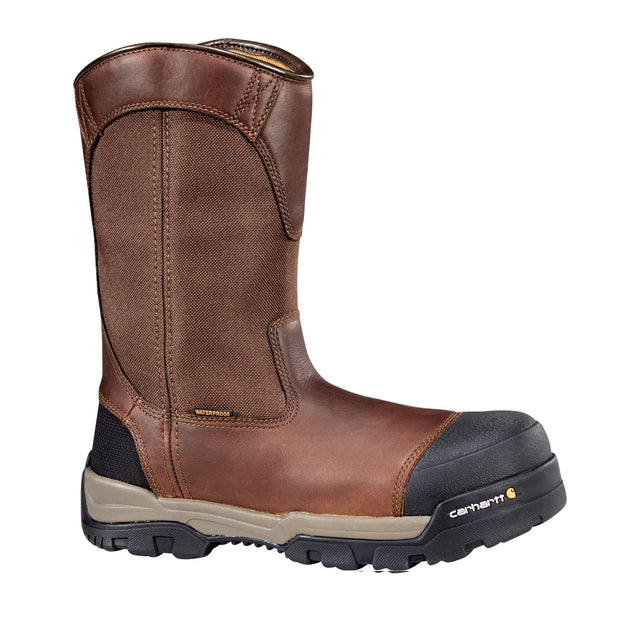 Carhartt-Ground Force 10" Men's Wp Composite Toe Wellington Pull On Work Boot-Steel Toes-1