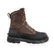 Carhartt-FT8509-M-8" Ironwood Waterproof Insulated Alloy Toe Work Boot Dark Brown/Black