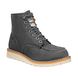 Carhartt-FW6027-W-6" Women's Moc Toe Wedge Soft Toe Boot Dark Grey