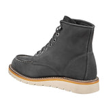 Carhartt-FW6027-W-6" Women's Moc Toe Wedge Soft Toe Boot Dark Grey