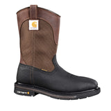 Carhartt-Rugged Flex Square Toe Wp 11" Steel Toe Brown/Black Wellington Work Boot-Steel Toes-1