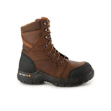 Carhartt-CMR8939-8" Rugged Flex Waterproof Insulated PR Composite Toe Work Boot Brown Side View