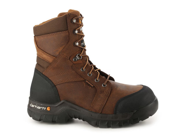 Carhartt-Rugged Flex Wp Ins. 8" Composite Toe Brown Work Boot-Steel Toes-1