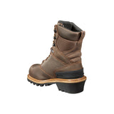 Carhartt-CML8369-8" Waterproof Insulated Climbing Logger Composite Toe Work Boot Brown