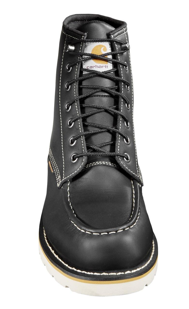 Carhartt-Wp 6" Moc Soft Toe Black Wedge Boot-Steel Toes-4