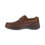 Florsheim Bayside Steel-Toe Boat Work Shoe Brown FS2326 Medial Image