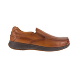 Florsheim Bayside Steel-Toe Slip On Work Shoe Cognac FS2325 Hero Image