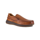 Florsheim Bayside Steel-Toe Slip On Work Shoe Cognac FS2325 Lateral Image