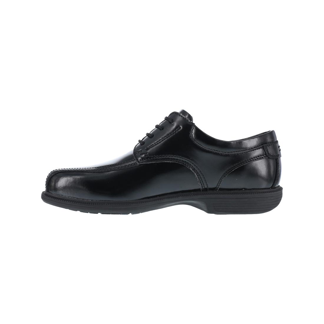 Florsheim Coronis Steel-Toe Dress Oxford Work Shoe Black FS2000 Medial Image