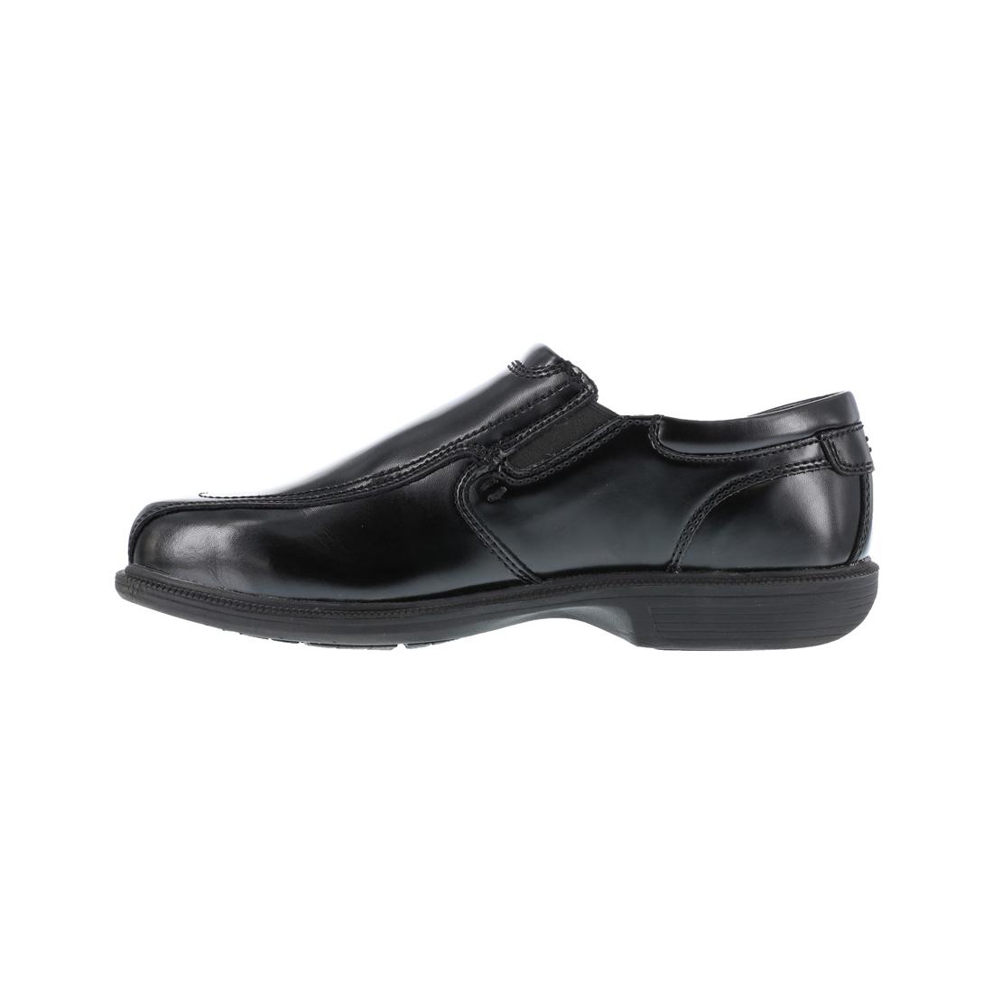 Florsheim Coronis Steel-Toe Slip On Dress Work Shoe Black FS2005 Medial Image