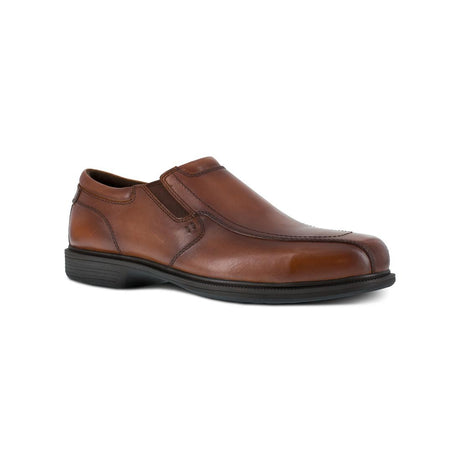 Florsheim Coronis Steel-Toe Slip On Dress Work Shoe Brown FS2006 Lateral Image