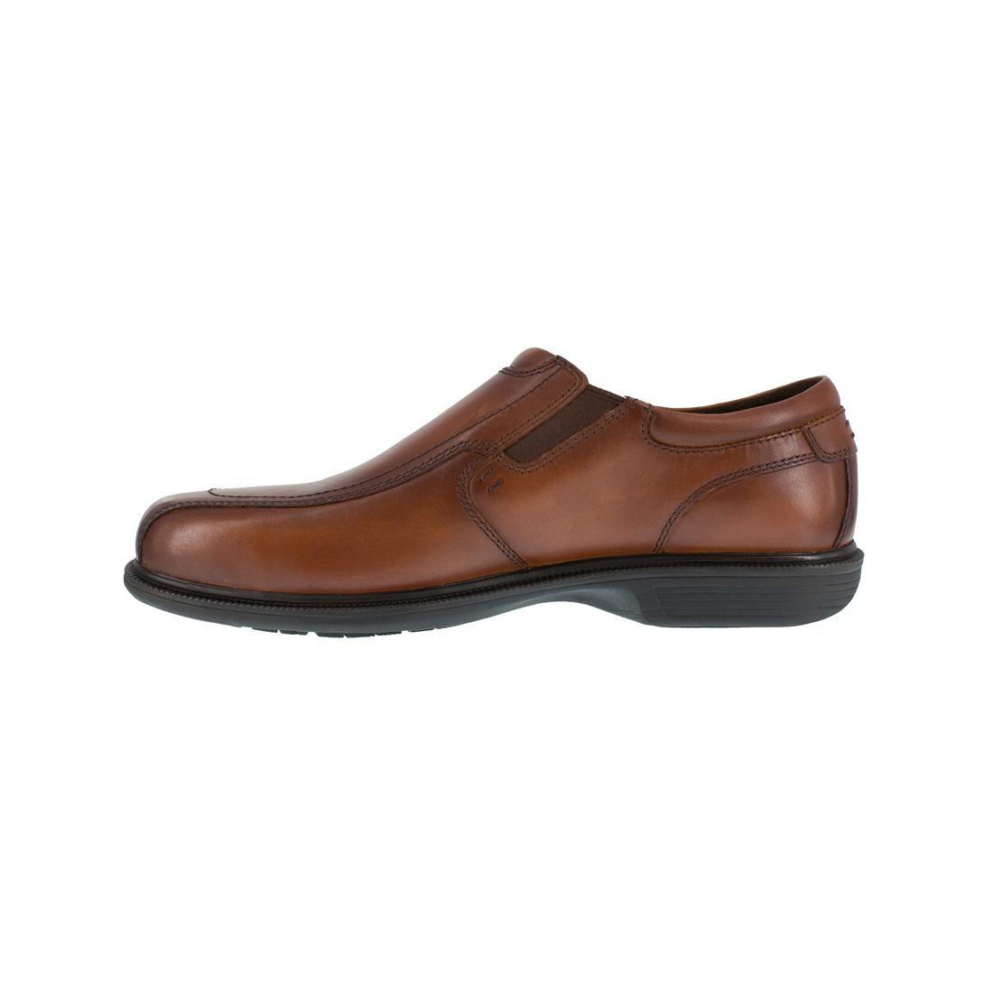 Florsheim Coronis Steel-Toe Slip On Dress Work Shoe Brown FS2006 Medial Image