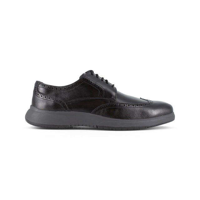 Florsheim Flair Work Steel-Toe Wingtip Oxford Work Shoe Black FS2624 Hero Image